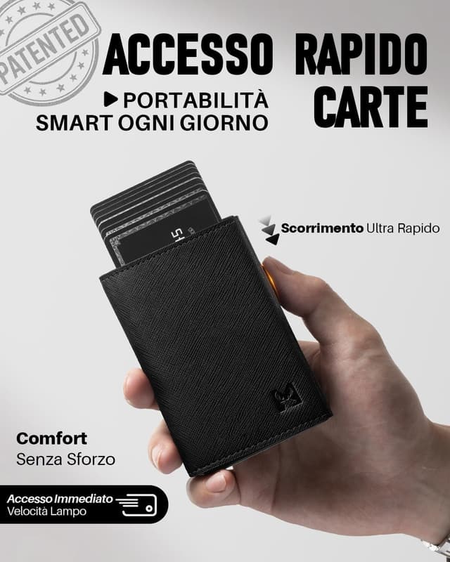 Detalle 2 de MYSHION portafoglio pop up RFID 11 carte