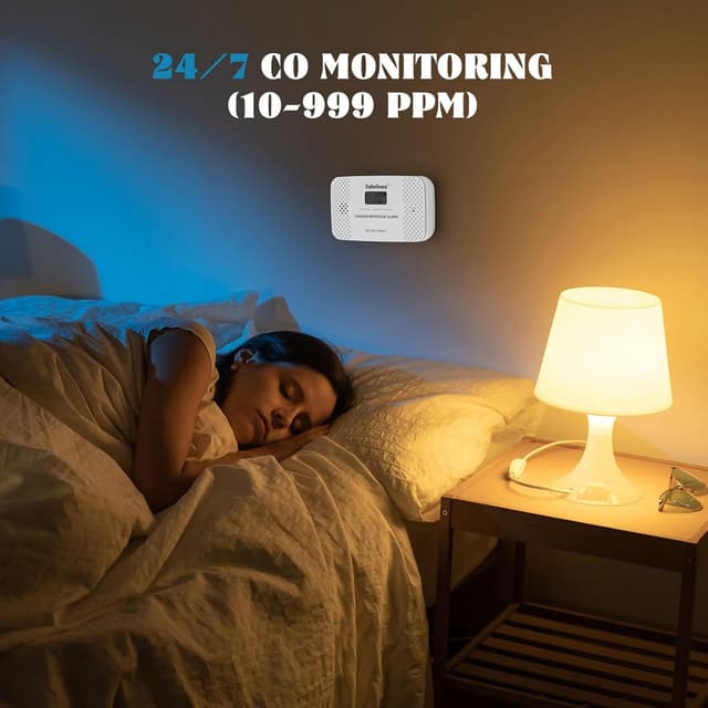 Thumbnail 4 de Carbon Monoxide Detector with Digital Display CO Alarm 🔔