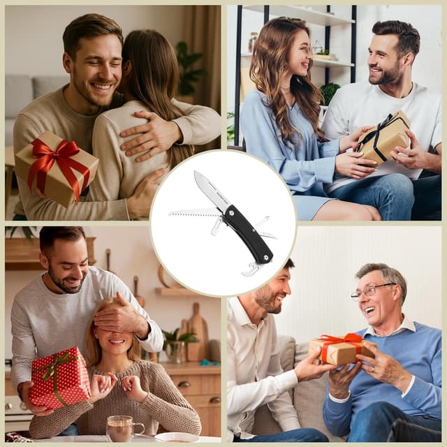 Thumbnail 6 de Mossy Oak Coltello multiuso 10 in 1 Mossy Oak, inox con manico in G10