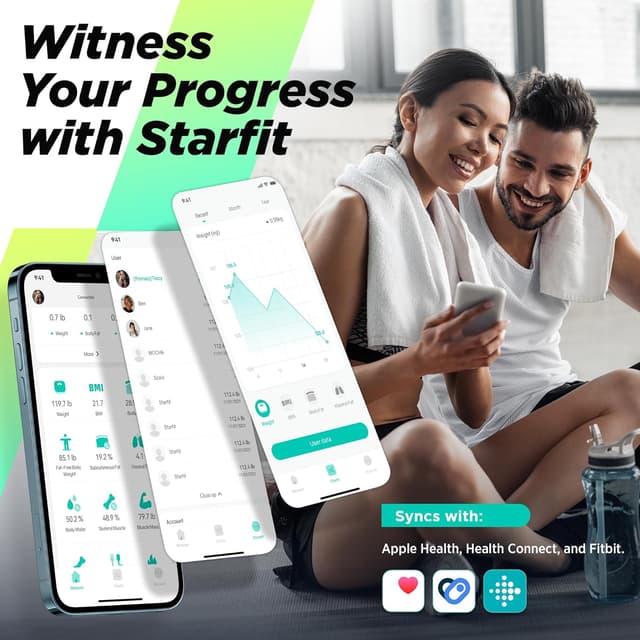 Thumbnail 4 de RunSTAR Körperfettwaage 180 kg ⚖