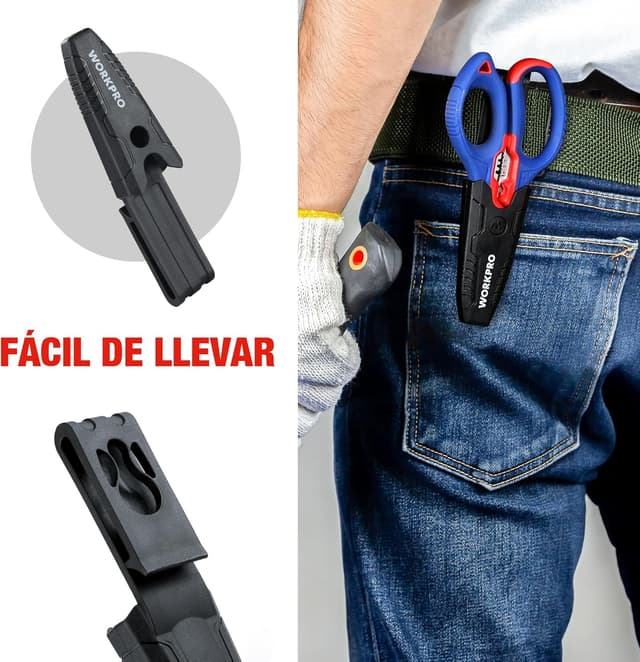 Thumbnail 5 de WORKPRO Tijeras electricista 163 mm