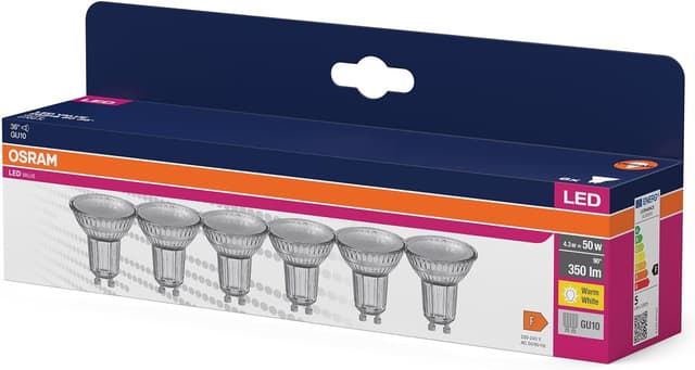 Thumbnail 2 de OSRAM LED Star VALUE PAR16, 6 bombillas, 50W equivalente, blanco cálido