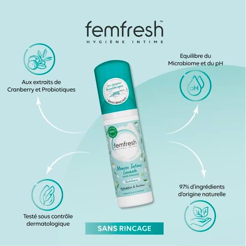Thumbnail 2 de Femfresh Mousse Lavante Intime, Beurre de Karité, 50 ml