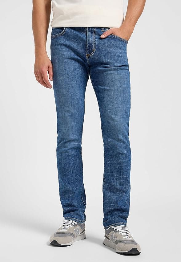 Detalle 2 de Lee Straight Fit Mvp Jeans vaqueros 29W/32L azul