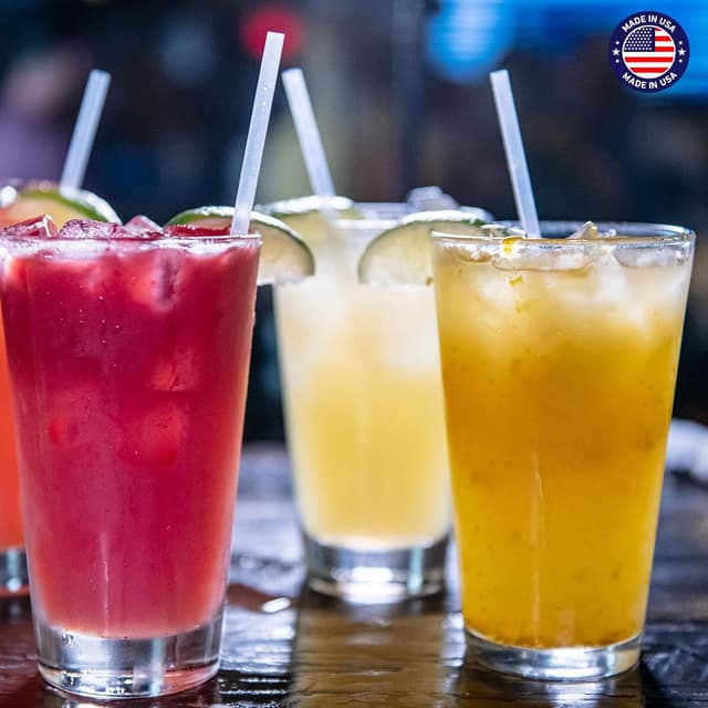 Thumbnail 6 de Glotoch Express 1000 Individually Wrapped Clear Plastic Straws (7.75 in, 0.24 in) — BPA-Free Disposable Drink Straws