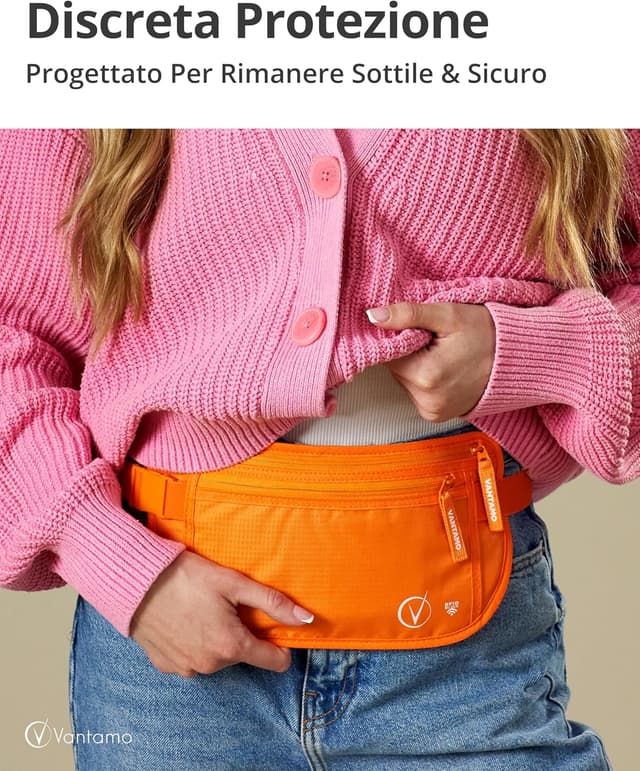 Thumbnail 1 de Cintura portasoldi da viaggio con protezione RFID