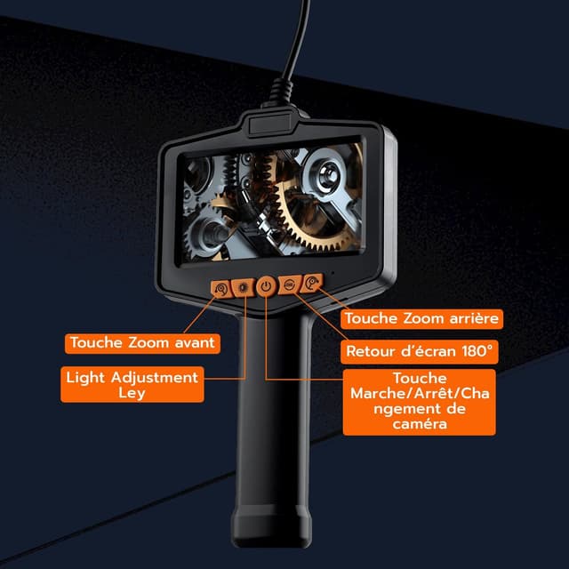Thumbnail 6 de Mcbazel Endoscope 4,3" 1080P pour inspection