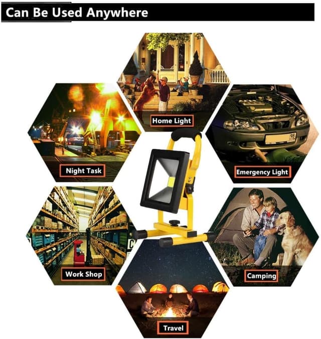 Thumbnail 6 de Edasion 20W LED Rechargeable Work Light 3000LM