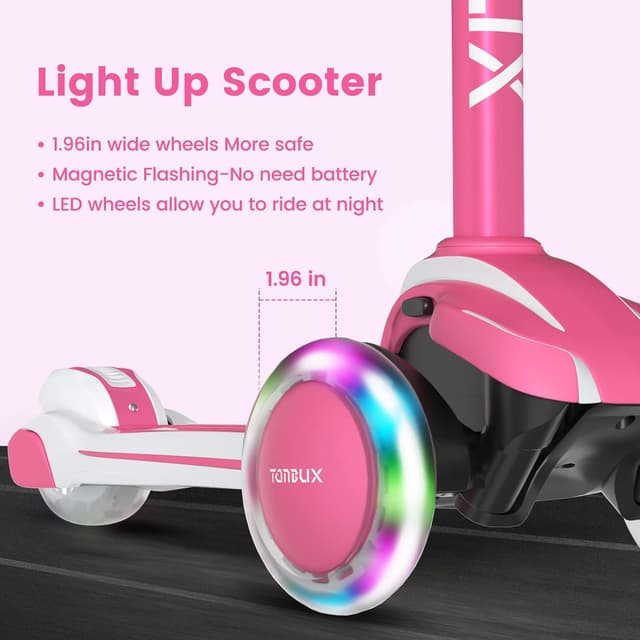 Detalle de TONBUX Kids Scooter 4-height, ages 3–12 🛴