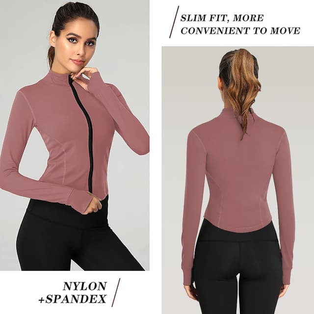 Detalle 2 de XDSP Damen Laufjacke Sportjacke Langarm