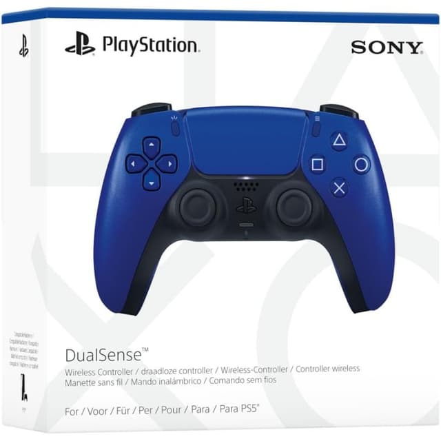 Detalle de Sony DualSense Cobalt Blue mando inalámbrico para PS5