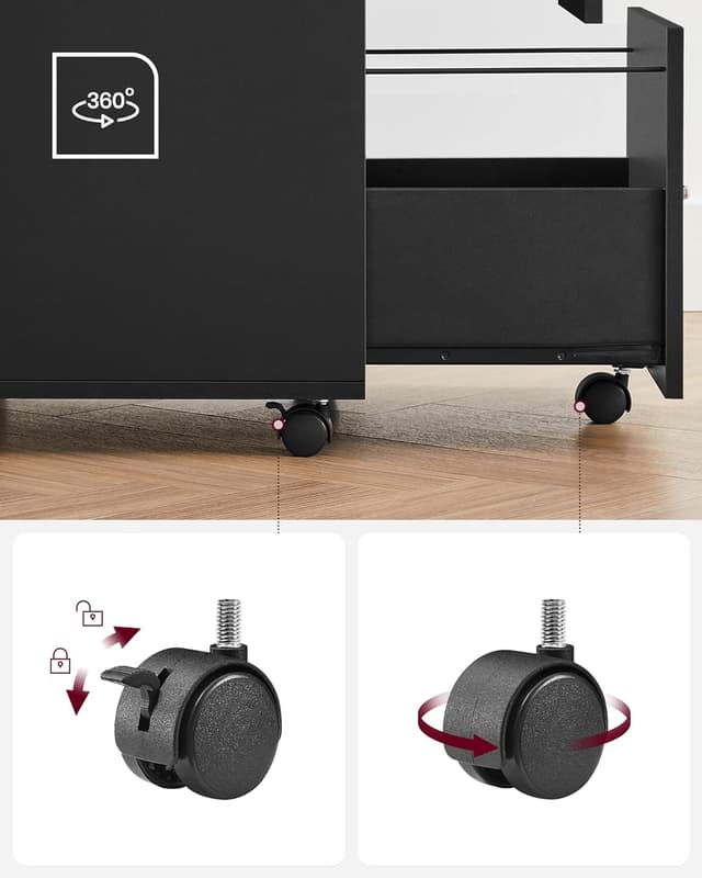 Thumbnail 4 de VASAGLE Archivador LCD27BKV1 2 Cajones