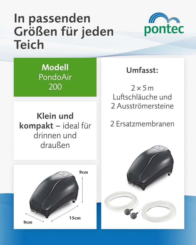 Thumbnail 4 de Pontec PondoAir Set 200 Teichbelüfter