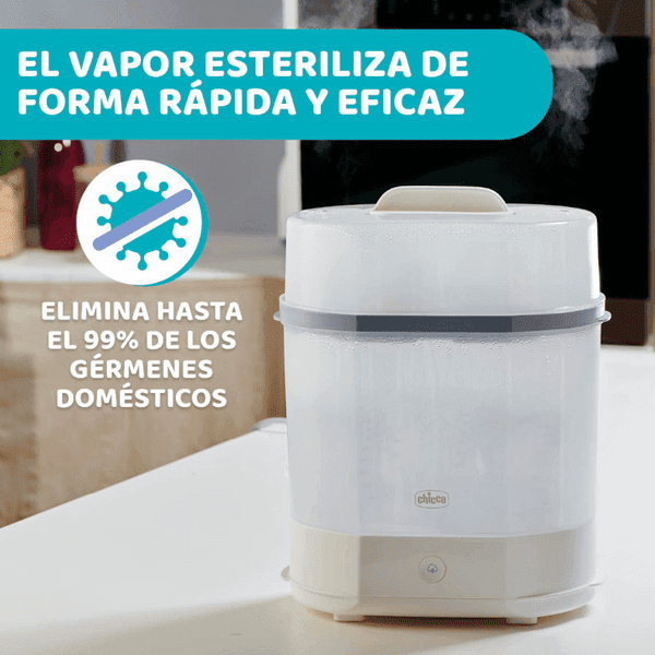Detalle 2 de Chicco Esterilizador a Vapor 🌟 Limpieza Segura y Efectiva