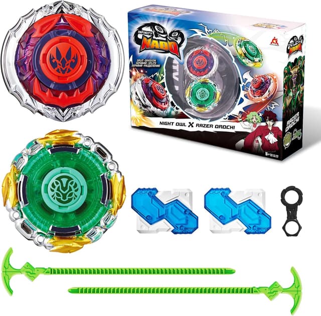 Detalle de Infinity Nado Toupie 2 en 1, duels