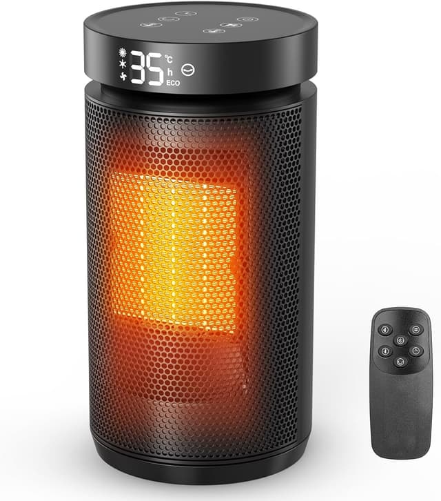 Imagen de Stufetta elettrica basso consumo termoventilatore 12H con termostato en OfertitasTOP