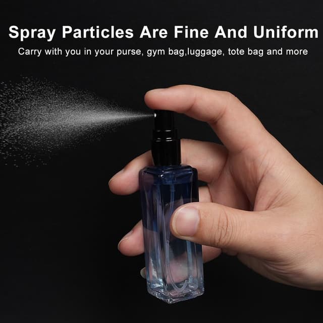 Detalle de LOPHE Nebulizzatore Profumo in vetro (6 pezzi) da 20 ml, set ricaricabile e a prova di perdite