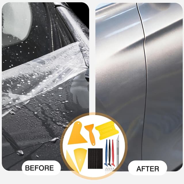 Thumbnail 6 de VINATO Set 10 raschietti per pellicole auto