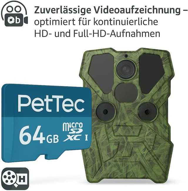 Detalle 1 de PetTec Ultra microSDXC für Kameras bis 100 MB/s