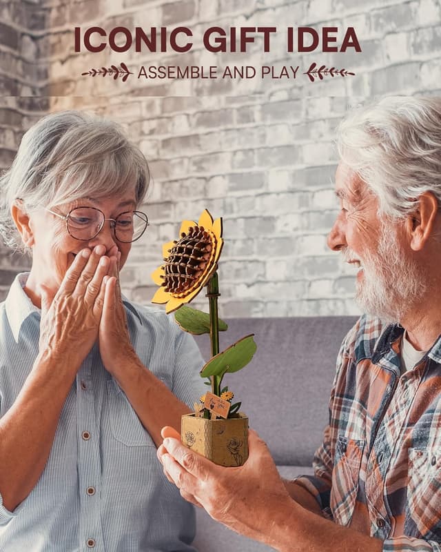 Thumbnail 4 de ROBOTIME Girasole kit puzzle 3D 0,5 h 🌼