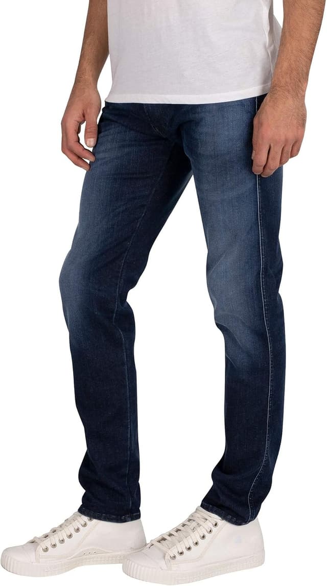 Detalle de Replay Men’s Anbass Slim Fit Jeans with Power Stretch