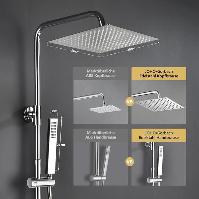 Detalle 2 de Görbach 2020CP Duschset mit Thermostat