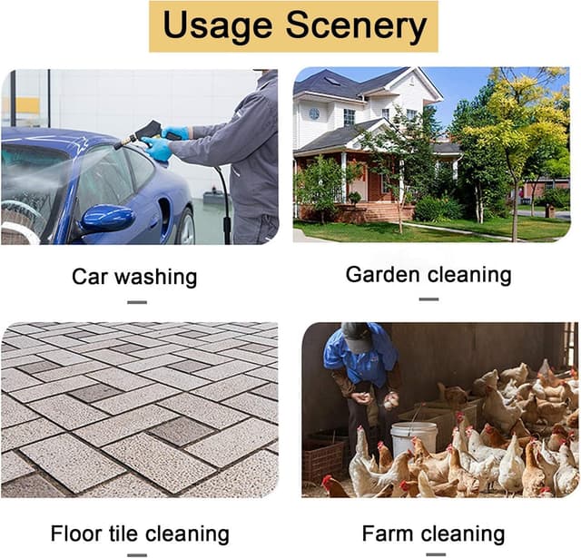 Thumbnail 5 de DANCINGBOAR Pistola de Lavado Alta Presión 5000 PSI 💦