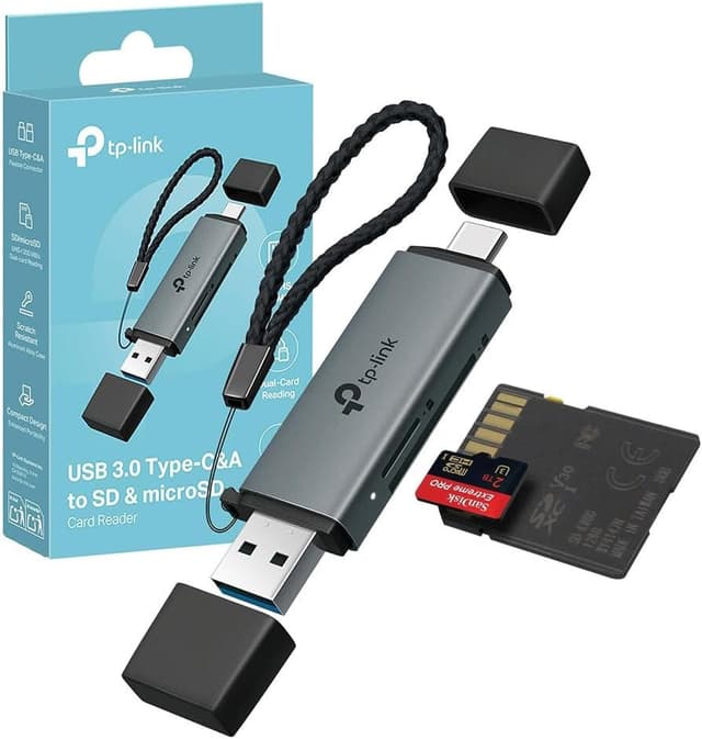 Detalle de TP-Link UA430D lettore schede SD USB-C