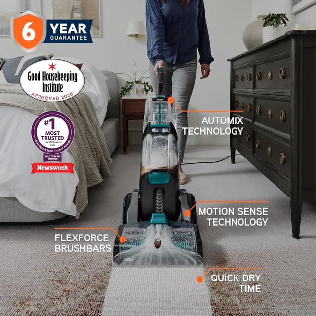 Detalle de Vax Platinum SmartWash carpet cleaner 1200W