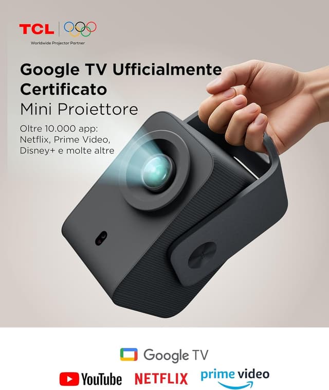 Detalle de TCL C1 Mini Proiettore 1080P 4K