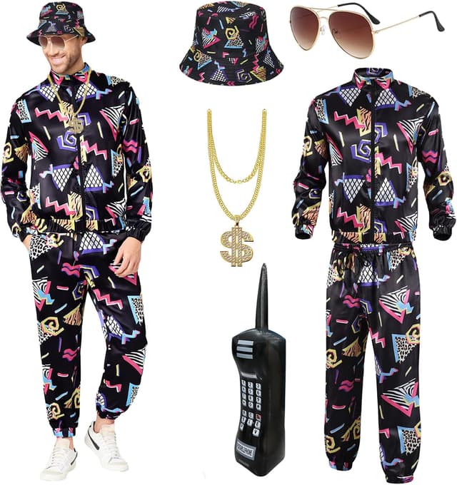 Imagen de Xerteam 80s 90s Fancy Dress 6 Accessories en OfertitasTOP