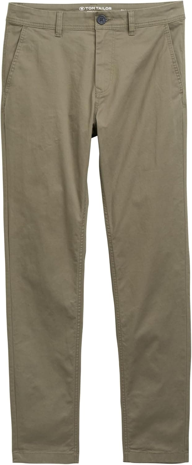 Detalle 2 de TOM TAILOR 1046967 Travis Slim Chino: pantaloni chino da uomo comodi e ben vestiti