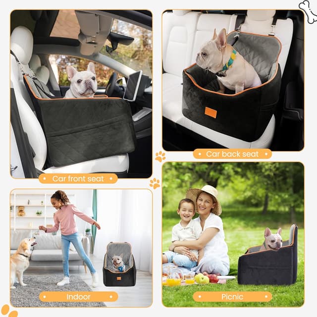 Thumbnail 6 de HiPetpy Dog Car Seat up to 14kg