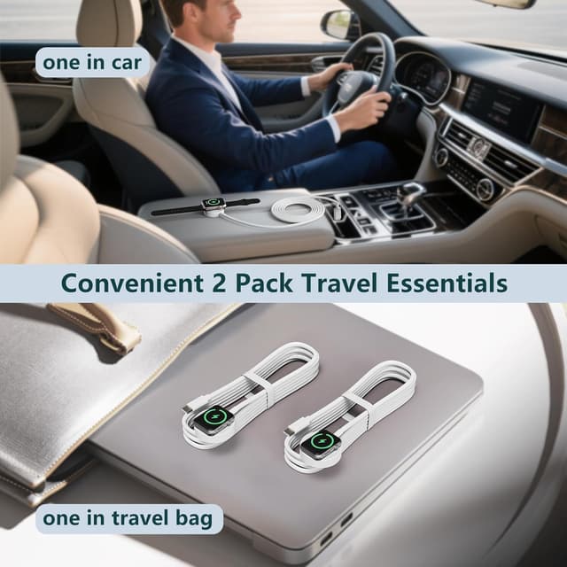 Detalle de Apple Watch magnetic charger 2 pack