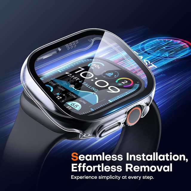 Detalle de TAURI Funda Apple Watch 8 Ultra 49mm con Cristal Templado 🛡