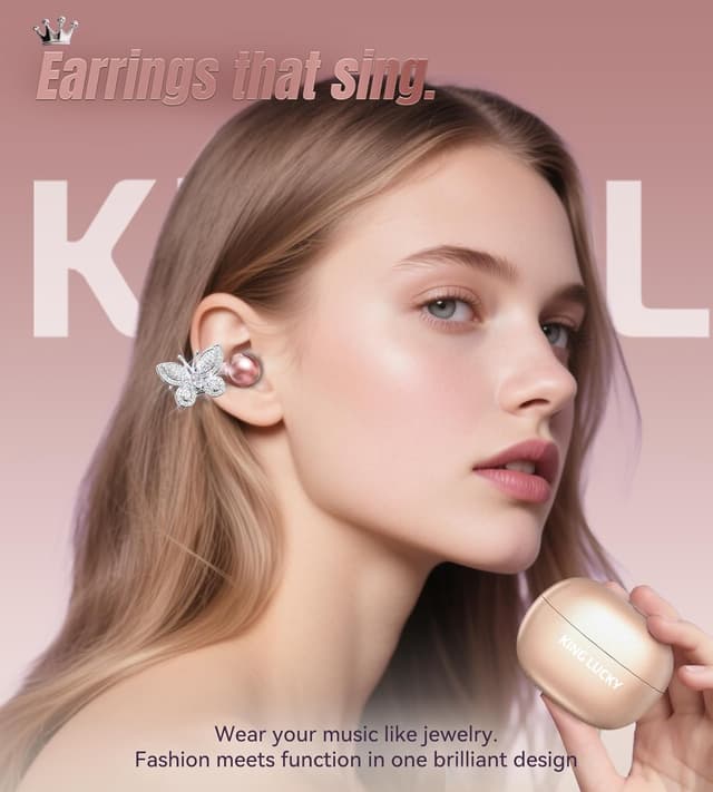 Detalle 2 de King Lucky Clip-on Earbuds 50H