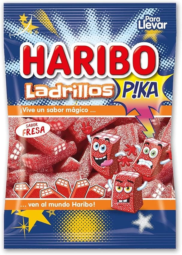 Imagen de HARIBO Ladrillos Pica Fresa 🍓 18x100g en OfertitasTOP