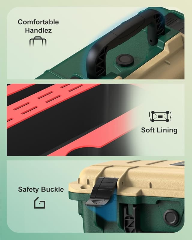 Detalle de STARTRC GAMES Hard Carrying Case for Nintendo Switch 2 (2025) – Waterproof travel case for console, Pro Controller & accessories