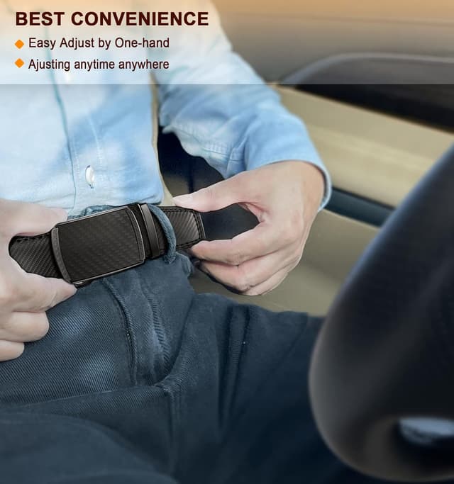 Thumbnail 6 de BULLIANT Men's Leather Ratchet Belt 1 3/8"