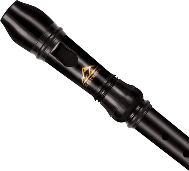 Detalle 2 de EASTROCK ABS Sopranblockflöte in C (Diskant), 3-teilig, braun – für Anfänger