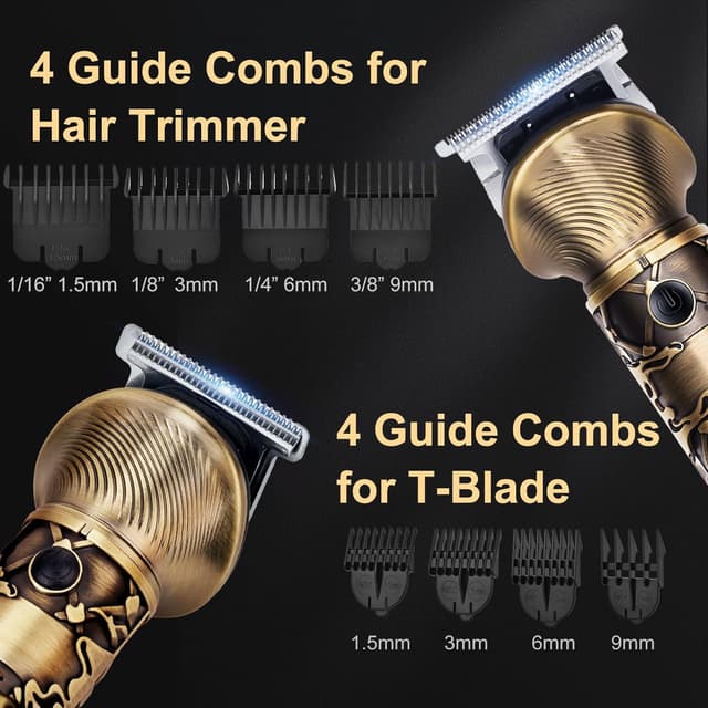 Detalle de YIDON Hair Clippers 6-in-1 trimmer kit 💈
