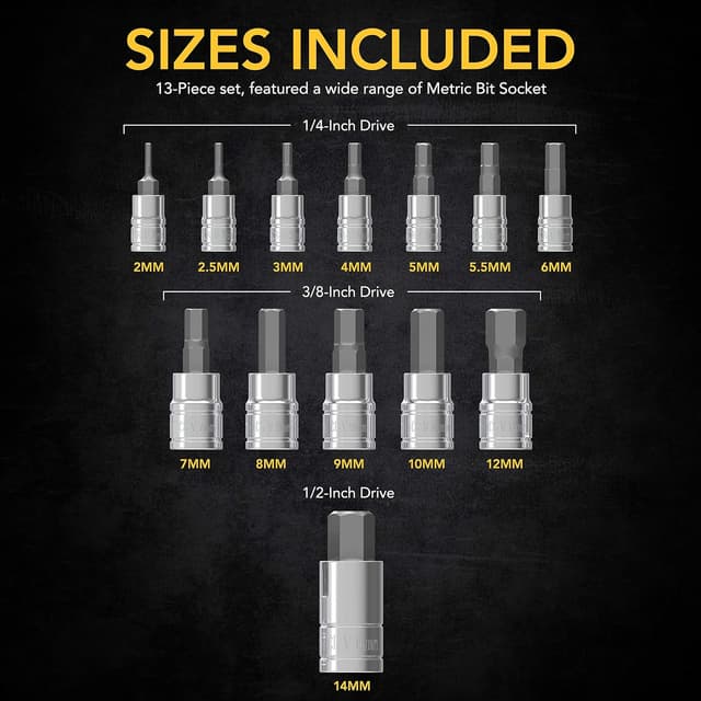 Thumbnail 5 de LEXIVON Metric Hex Bit Socket LX-141