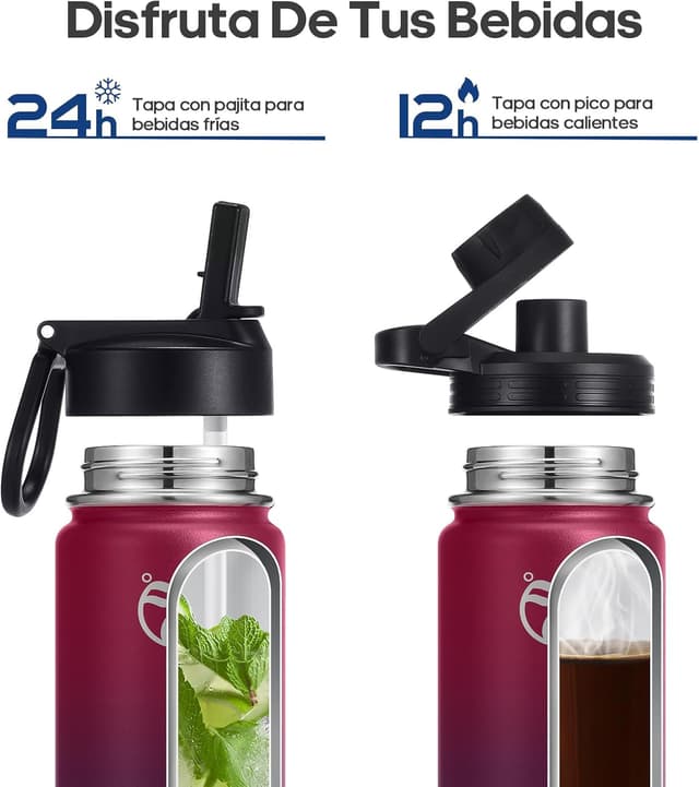 Detalle de HydroPal Edelstahl Trinkflasche 500 ml