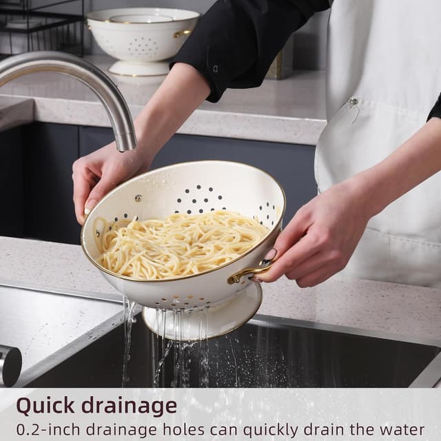 Thumbnail 2 de Metal Colander Set 3-piece 🍽