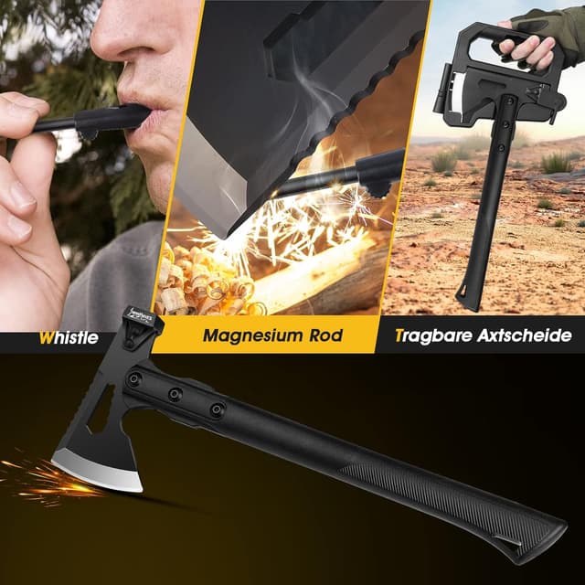 Thumbnail 4 de Japaknives Survival Axt 37 cm Multifunktional 🪓