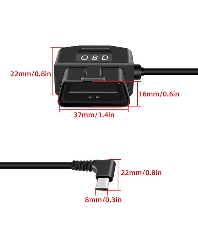Thumbnail 5 de YANBORONSN OBD Power Cable for Dash Camera