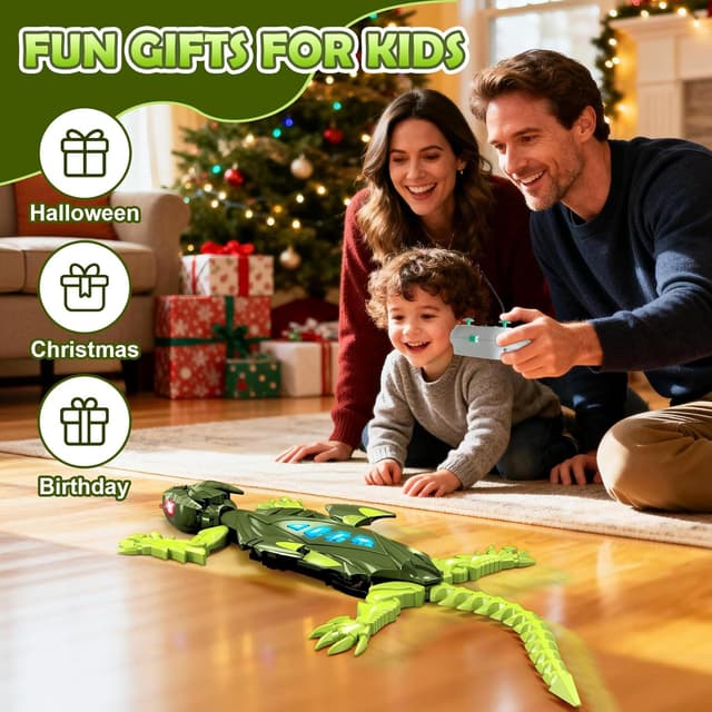 Thumbnail 6 de Wall Climbing Gecko Lizard Remote Control 98ft