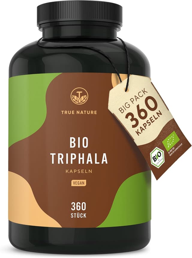 Detalle de TRUE NATURE Bio Triphala 360 Kapseln 2.000mg 💊