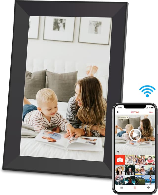 Thumbnail 1 de Frameo 10.1 Inch Digital Photo Frame 32GB