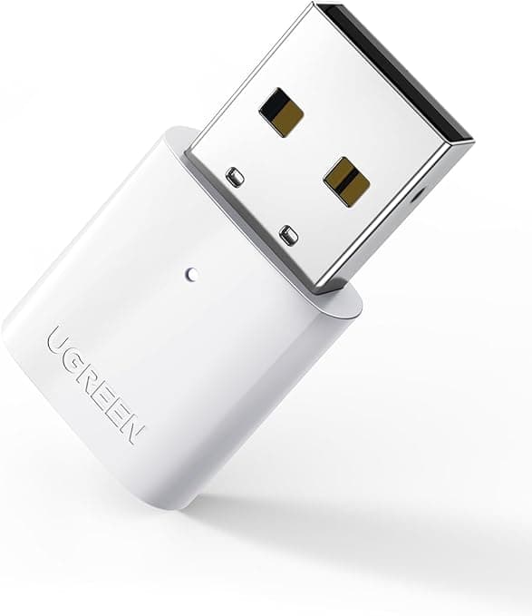Detalle de UGREEN USB Bluetooth 5.0: Dongle Versátil para PC